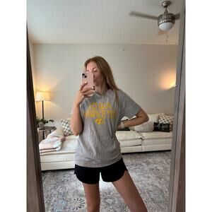 Iowa Hawkeyes Gray Tee-Small